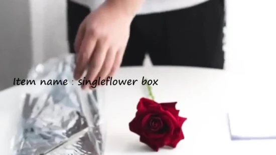 Bolsa de presente floral por atacado Bolsa de flores simples