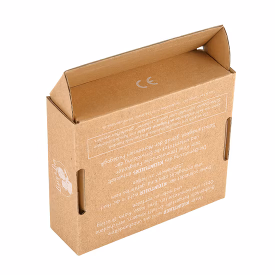 Caixas de papelão ecologicamente corretas marrons kraft caixas de papelão dobráveis ​​embalagem caixas de transporte de papelão