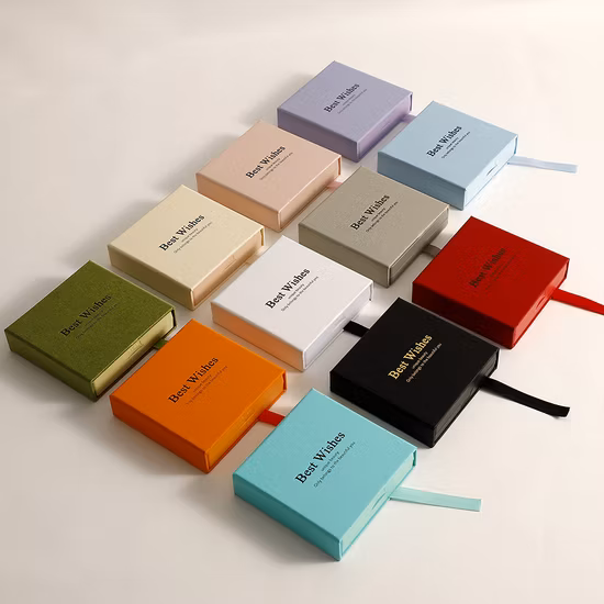 Ecologicamente correto logotipo personalizado impresso rígido estilo papelão embalagem de joias caixa de papel para presente